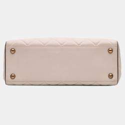 Pre Owned Chanel Brown Quilted Calfskin Portobello Satchel