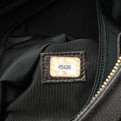 Pre Owned Chanel Black Caviar LAX Embroidered Logo Tote