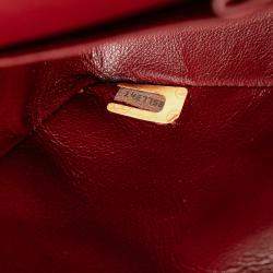Pre Owned Chanel Black Medium Classic Lambskin Double Flap