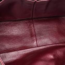 Pre Owned حقيبة شانيل كلاسيك 227 ريشيو 2.55 جلد مجعد أسود مبطن بقلاب