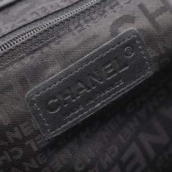 Pre Owned Chanel Black Lambskin Camellia Handbag