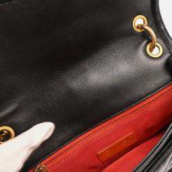 Pre Owned Chanel 2way Black Lambskin Handbag