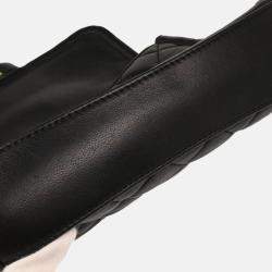 Pre Owned Chanel 2way Black Lambskin Handbag