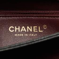 Pre Owned Chanel Black Quilted Leather Trendy CC Flap Bag