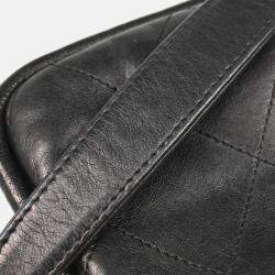 Pre Owned Chanel CC Black Calfskin Handbag