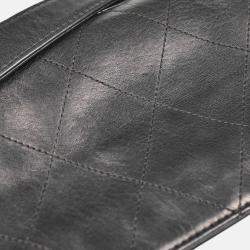 Pre Owned Chanel CC Black Calfskin Handbag