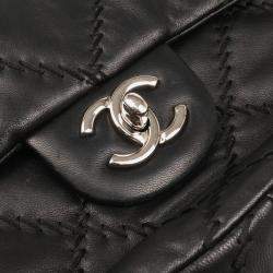 Pre Owned Chanel Ultra Stitch Black Calfskin Shoulder Bag
