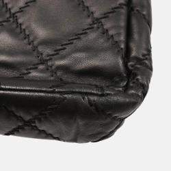 Pre Owned Chanel Ultra Stitch Black Calfskin Shoulder Bag