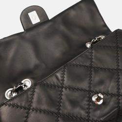 Pre Owned Chanel Ultra Stitch Black Calfskin Shoulder Bag