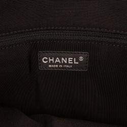 Pre Owned Chanel Quilted Two Tone Flap Red Lambskin and Grosgrain Leather Shoulder Bag