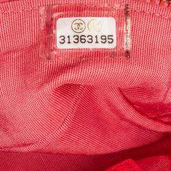 Pre Owned Chanel Vanity Micro Pink Caviar Chain Crossbody Bag