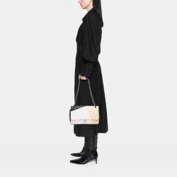 Pre Owned Chanel Jumbo Classic Tricolor Lambskin Colorblock Double Flap