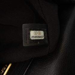 Pre Owned Chanel Black/Gold Calfskin Chevron Rock The Corner Flap Bag