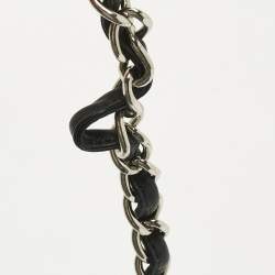 مملوكة مسبقًا Chanel Black/Grey Quilted Tweed Jumbo Classic Double Flap Bag