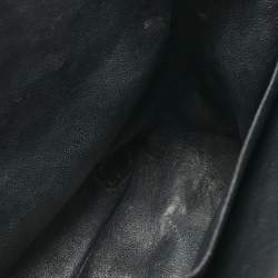 مملوكة مسبقًا Chanel Black/Grey Quilted Tweed Jumbo Classic Double Flap Bag