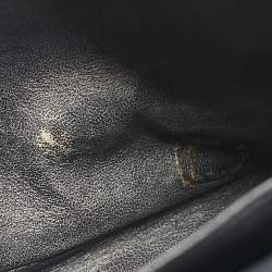 مملوكة مسبقًا Chanel Black/Grey Quilted Tweed Jumbo Classic Double Flap Bag