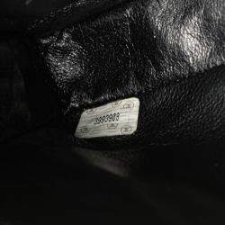Pre Owned Chanel Black Medium Quilted Lambskin Double Sided Flap