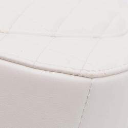 Pre Owned Chanel White Lambskin CC in Love Heart Crossbody