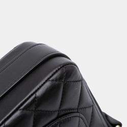 Pre Owned Chanel Black Quilted Calfskin Bolero de Chanel Flap