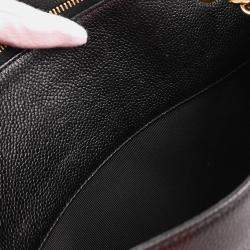 Pre Owned Chanel Black Calfskin Shoulder Bag