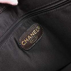 Pre Owned Chanel Black Calfskin Shoulder Bag