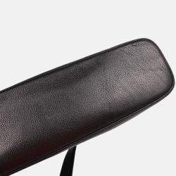 Pre Owned Chanel Black Calfskin Shoulder Bag