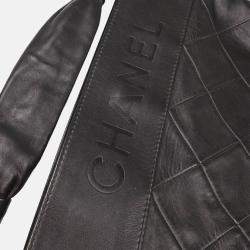 Pre Owned Chanel Black Calfskin Handbag