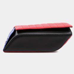 Pre Owned Chanel Red Quilted Lambskin Fresh Air Clutch