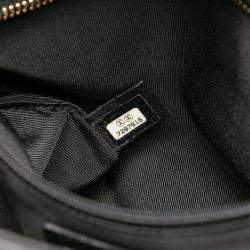 Pre Owned Chanel Black CC Chocolate Bar Lambskin Tote