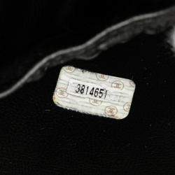 Pre Owned Chanel Black CC Caviar Vanity Case