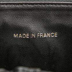 Pre Owned Chanel Black CC Caviar Vanity Case