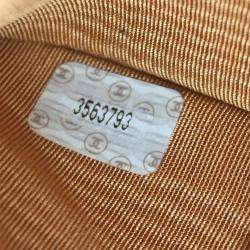 Pre Owned Chanel Brown Lambskin Bicolore Wallet