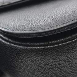 Pre Owned Chanel Coco Cuba Black Calfskin Crossbody Bag