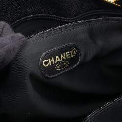 Pre Owned Chanel Jumbo Black Calfskin Chain Shoulder Bag