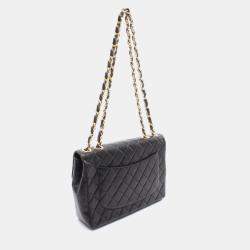 Pre Owned Chanel Deca Matelasse Single Flap Shoulder Bag