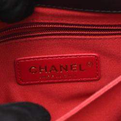 Pre Owned Chanel Matelasse Crossbody Chain Shoulder Bag  Calfskin Black Ghw