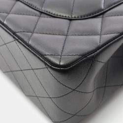 Pre Owned Chanel Deca Matelasse 30 Classic Large W Flap