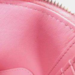 Pre Owned Chanel Vanity Pink Leather Shoulder Bag