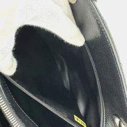 Pre Owned Chanel GST Black Leather Tote Bag
