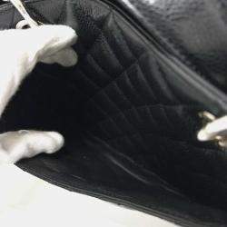 Pre Owned Chanel GST Black Leather Tote Bag