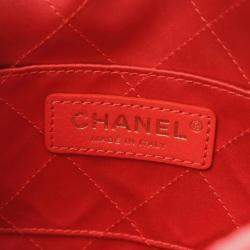 Pre Owned Chanel Black Lambskin Leather Shoulder Bag