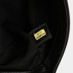 Pre Owned Chanel Small Braided Black Sheepskin Boy Flap