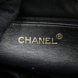 Pre Owned Chanel Triple Coco One Belt Black Caviar Leather