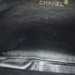 Pre Owned Chanel Triple Coco One Belt Black Caviar Leather