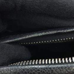 Pre Owned Chanel Triple Coco One Belt Black Caviar Leather