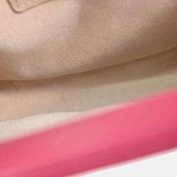 Pre Owned Chanel Boy Chanel Pink Calfskin Chain Shoulder Bag