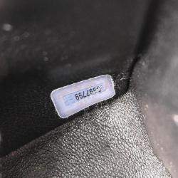 Pre Owned Chanel CC Flap Purple Nylon Shoulder Bag