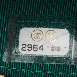 Pre Owned Chanel Blue Quilted Fabric Double Zip WOC Crossbody Bag