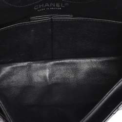 Pre Owned Chanel Black Quilted Leather Reissue 2.55 Classic 225 Flap Bag
