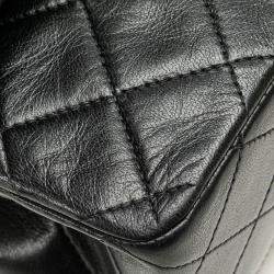 Pre Owned Medium Classic Lambskin Double Flap